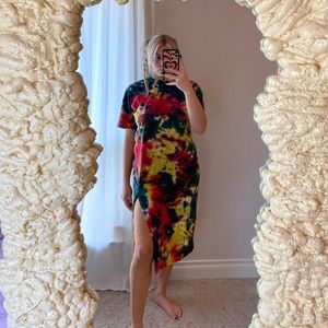 Urban Outfitters tie dye t-shirt dress